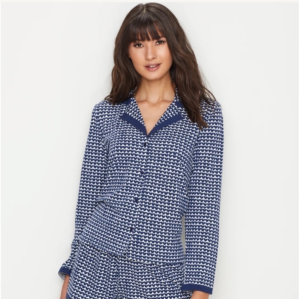 Kate Spade Hearts Pajama Top